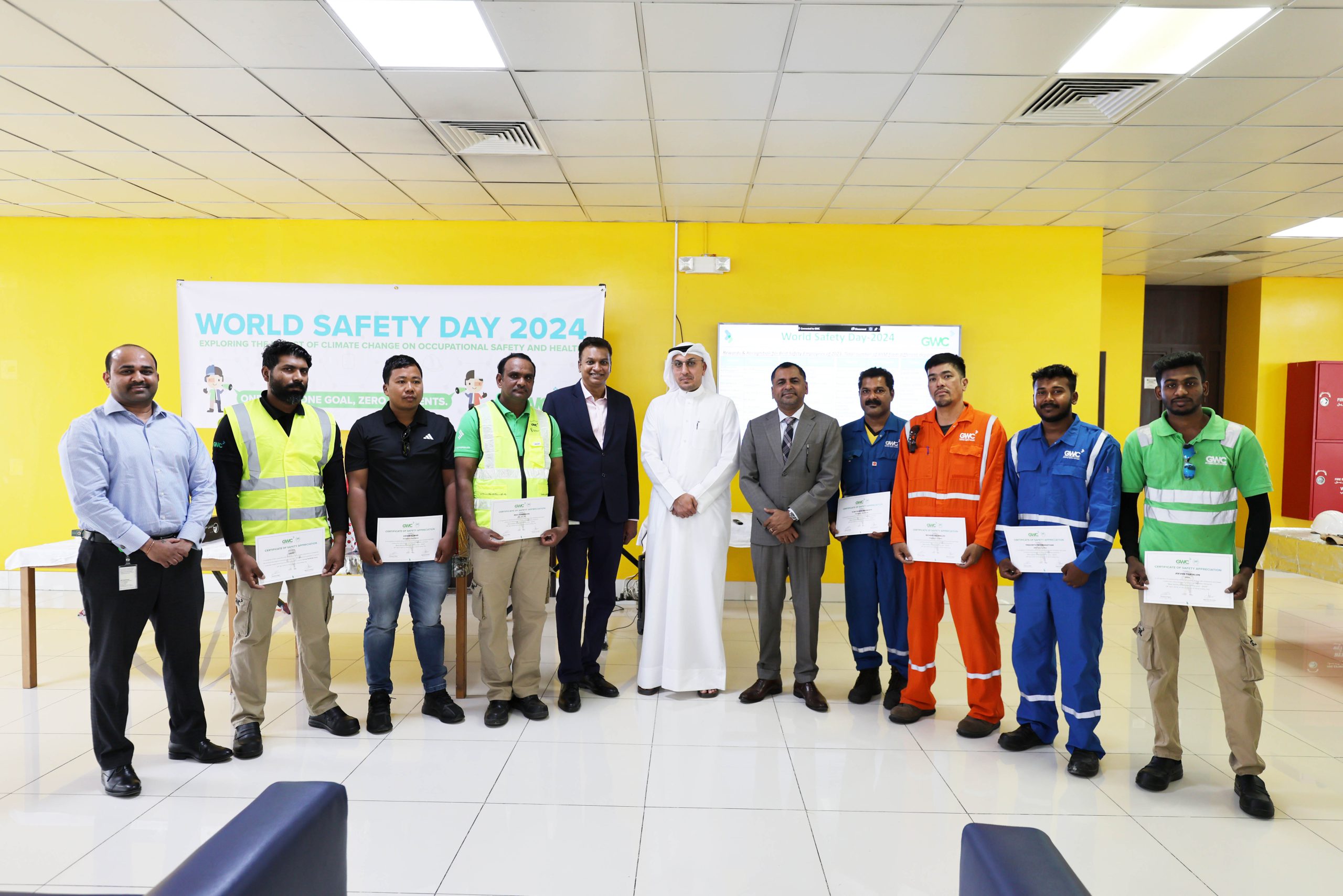GWC Celebrates World Safety Day  Launching a new Safety Observation Reporting System